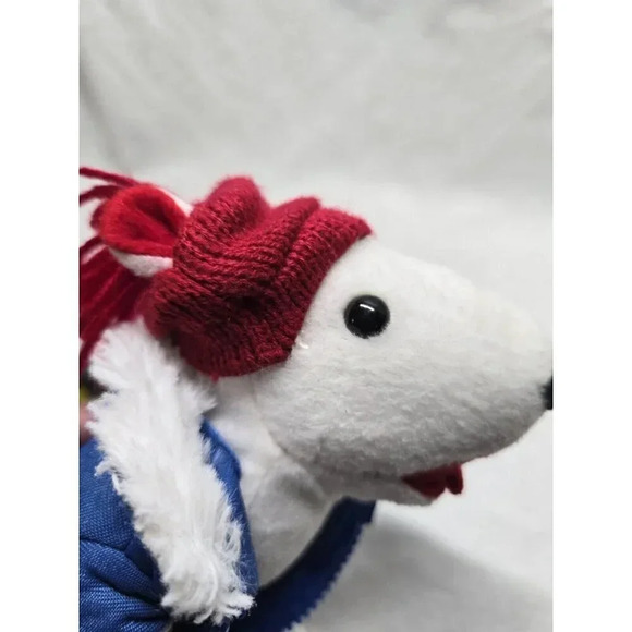 Target Bullseye Dog Winter Weather Costume Plush Stuffed Animal 8"- Read - Picture 10 of 13